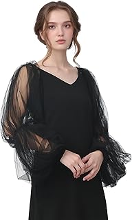 Bridal Long Black Detachable Sleeves Sun Protection Elastic Shoulder Covers Strapless Wedding Dress accessories