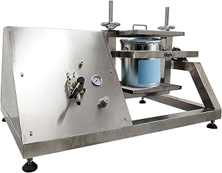 5 Gal Industrial Adjustable Speed Paint Shaker, Heavy Duty Paint Mixer Machine, 1/4'' & 3/8'' Trachea Interface, 360° Rotation Pneumatic Shaker for Paint, Coating, Ink