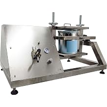 5 Gal Industrial Adjustable Speed Paint Shaker, Heavy Duty Paint Mixer Machine, 1/4 & 3/8 Trachea Interface, 360 Rotation Pneumatic Shaker for Paint, Coating, Ink