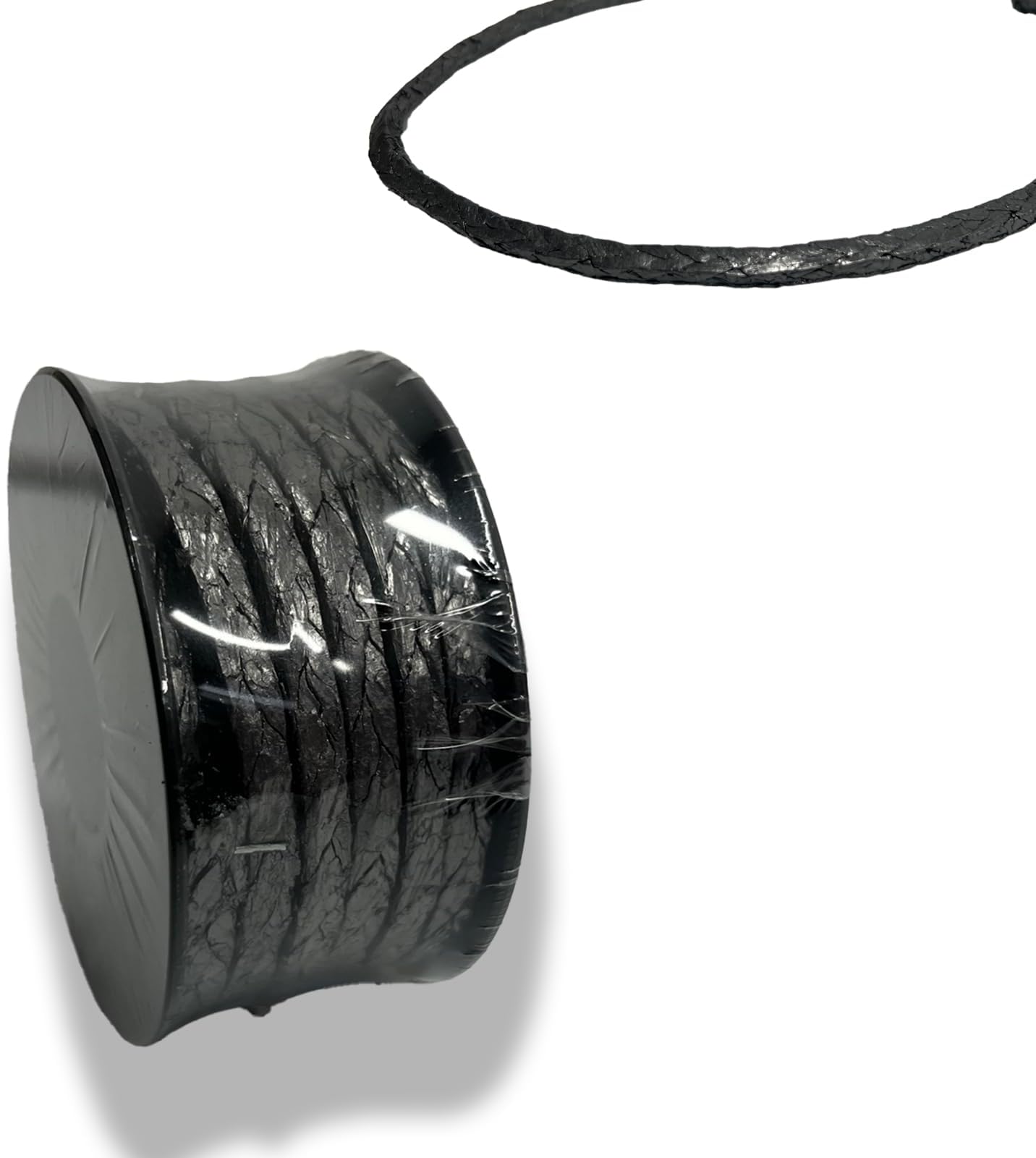 10ft Length Flexible Graphite Braided Compression Packing (1/8"×1/8") – High-Temperature, Chemical-Resistant Sealing Rope for Pump Valve and Mechanical Seal