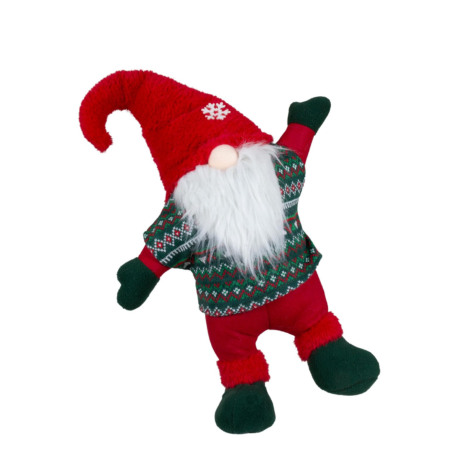 Monopol Christmas Paradise Wichtel Gnom Weihnachtswichtel stehend 48cm rot-grün mit Zipfelmütze