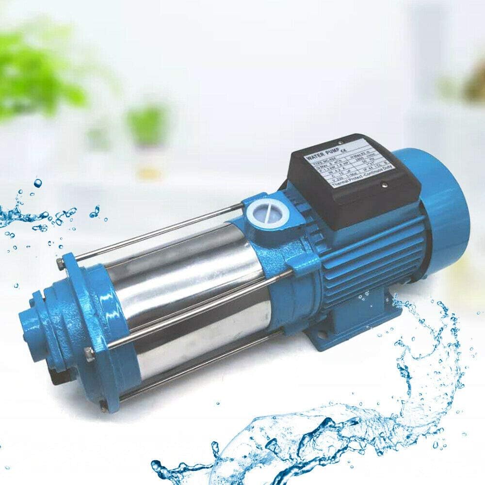 Pompa ogrodowa, pompa odśrodkowa, pompa wodna, 2200 W, sterowanie pompą, stal nierdzewna, 2860 obr./min, klasa ochrony IP44, maks. wysokość tłoczenia 100 m