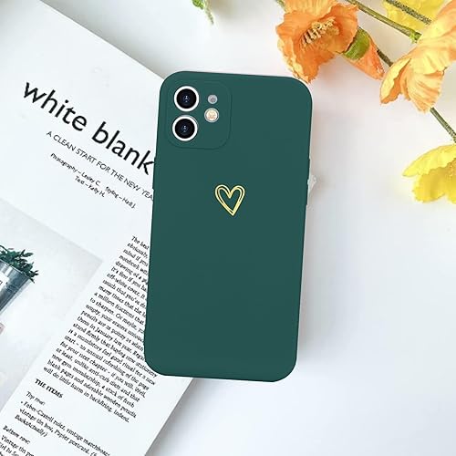 Miniatura 6 de Funda para iPhone 11, bonita funda delgada a prueba de golpes con soporte de carga inalámbrica y protección, verde