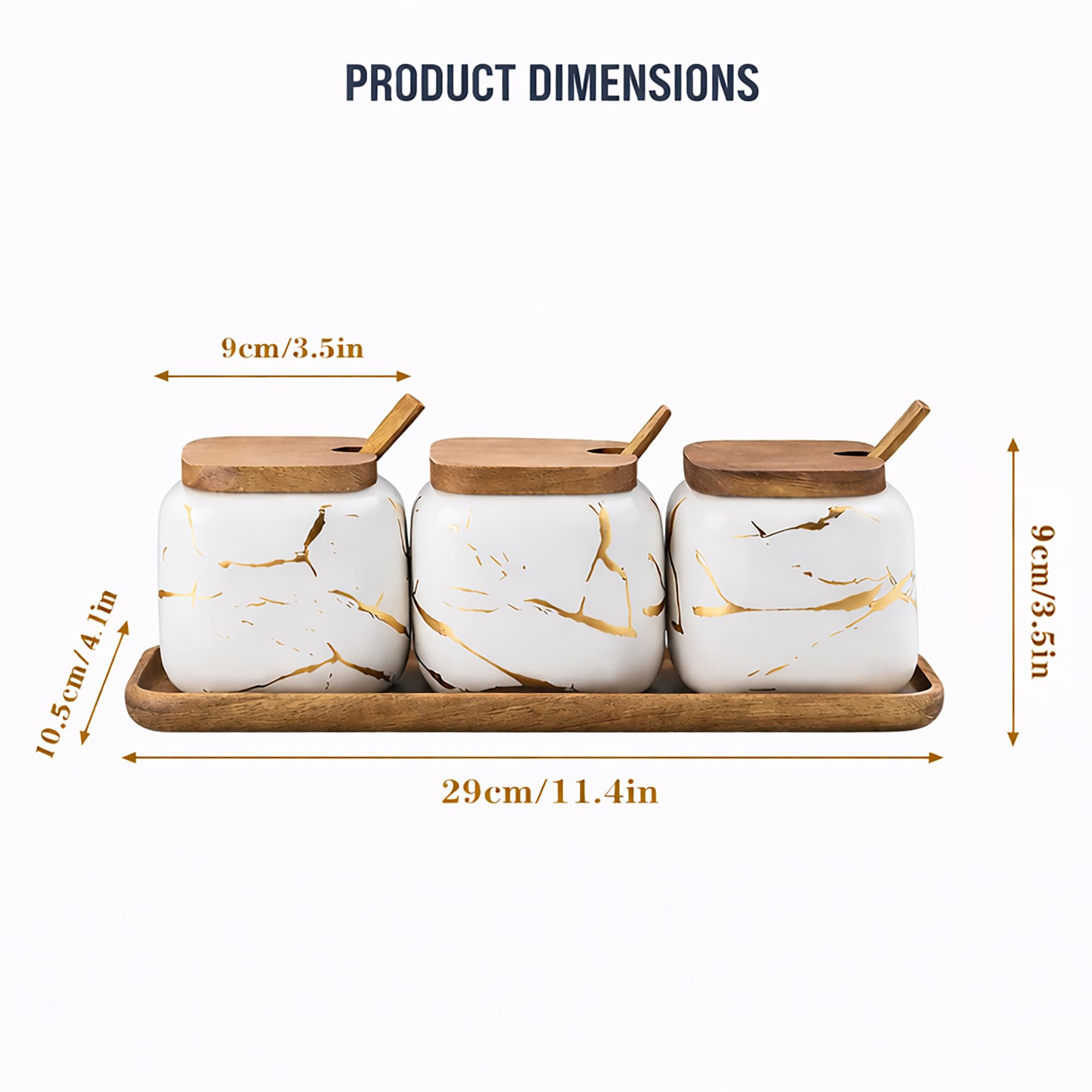 jars ceramic セット Amazon.com | KIDYBELL Ceramic Spice Jars Porcelain Condiment Jars