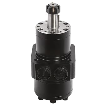 Hydraulic Motor for Hydro Gear HGM-12P-7172, 200CC 10Kw 330Rpm High Torque Orbital Motor 58L/15.32gal/min 330Nm for Rotating Mechanisms of Various Machinery HGM-12P-7172