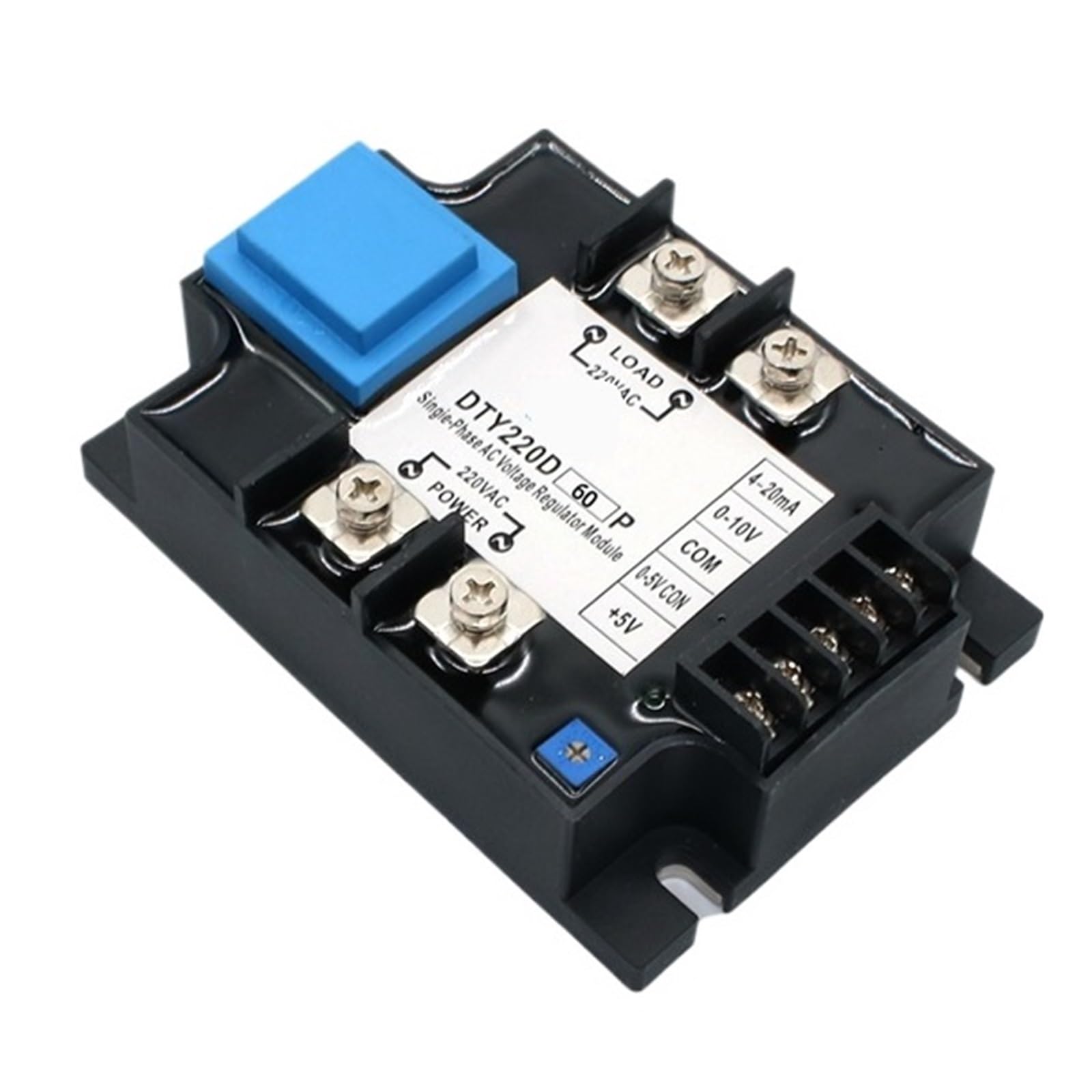 Régulateur de tension alternative robuste 60A avec isolation totale de phase