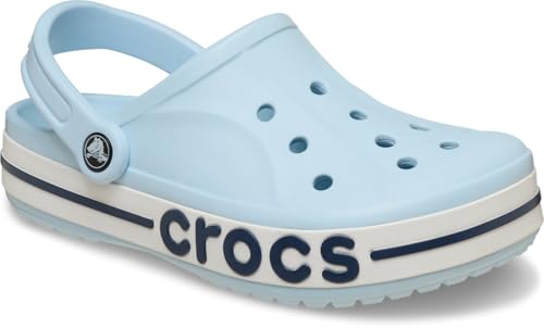 Image of crocs Unisex Adult Bayaband Clogs, Mineral Blue, 10 UK M (M11)