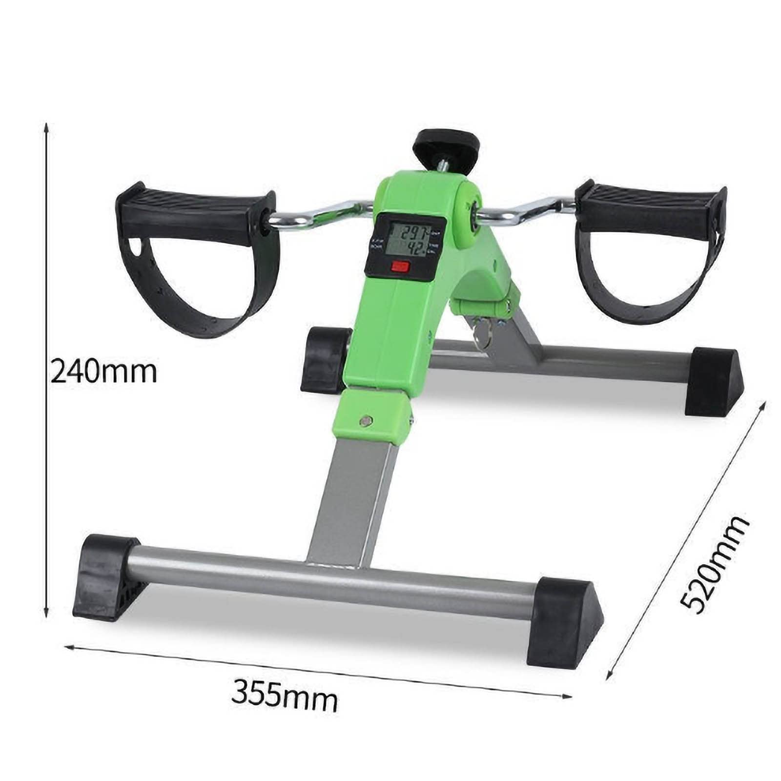 Mini Bicicleta estática, ejercitador de Pedales Plegable Debajo del Escritorio con Pantalla LED para Entrenamiento físico en casa, Equipo de rehabilitación física para Personas Mayores
