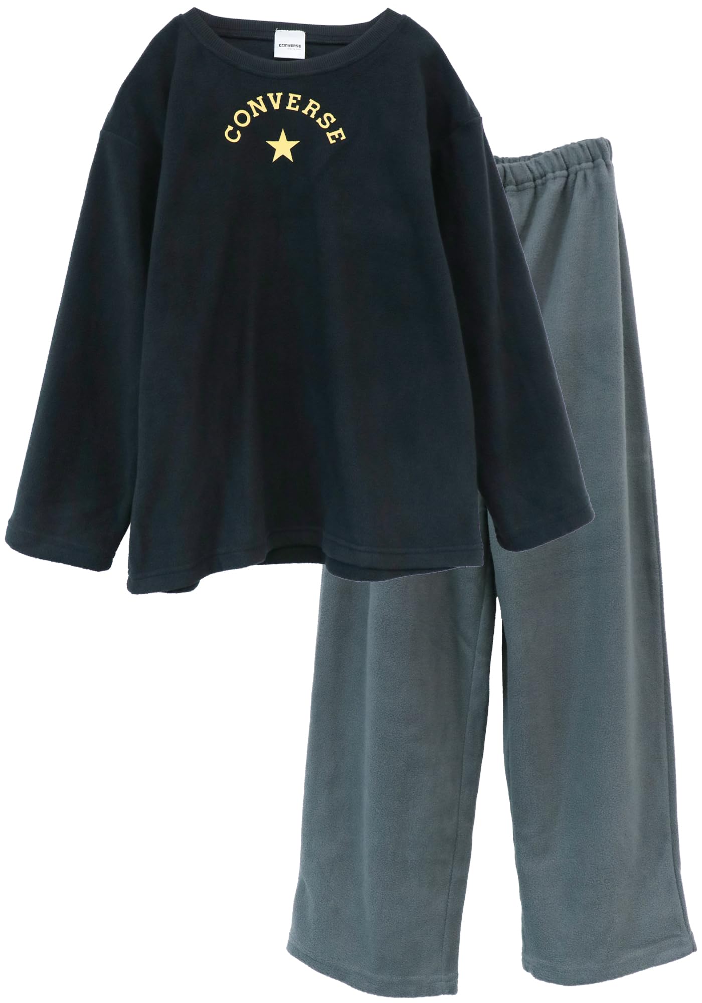 [カイタックファミリー] コンバース リラクシングウェア キッズ 長袖 パジャマ フリース 冬