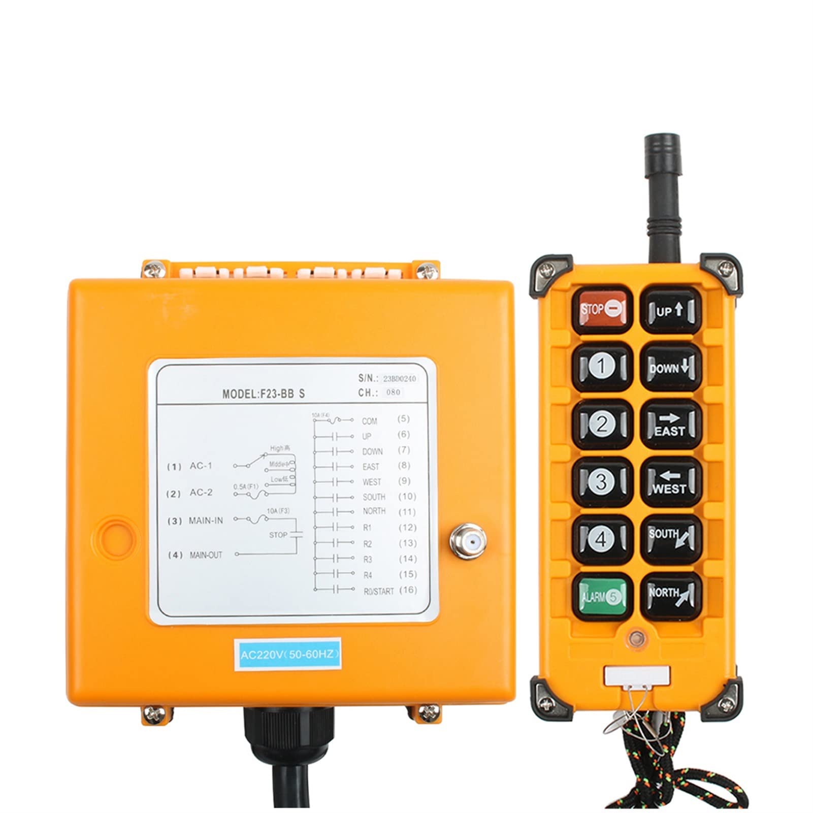 Télécommande industrielle CZKE F23-BB pour piloter un pont roulant à distance