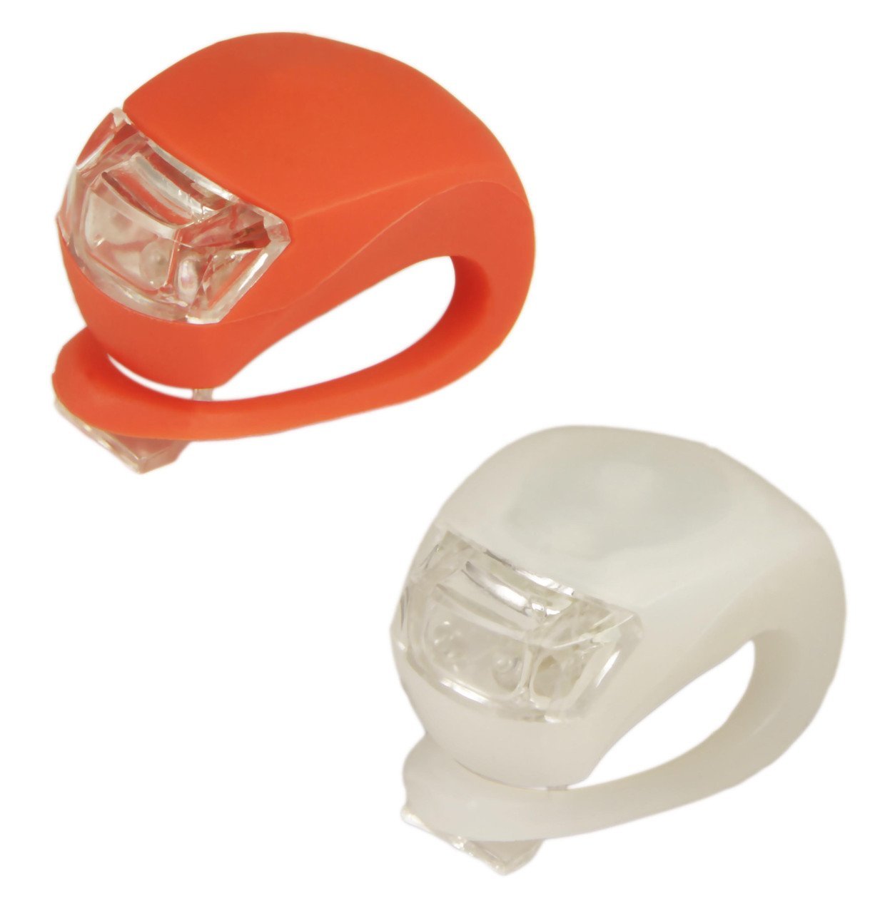 Coppia Di Luci LED Per Bici, Anteriore E Posteriore, Sicurezza Notturna, Modello HJ0082