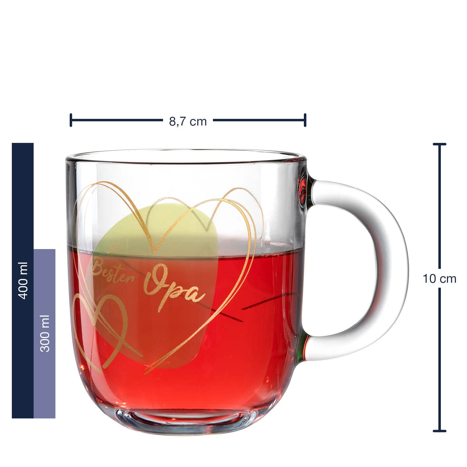 Leonardo EMOZIONE coupe coeur de fleur 300 ml - Maison