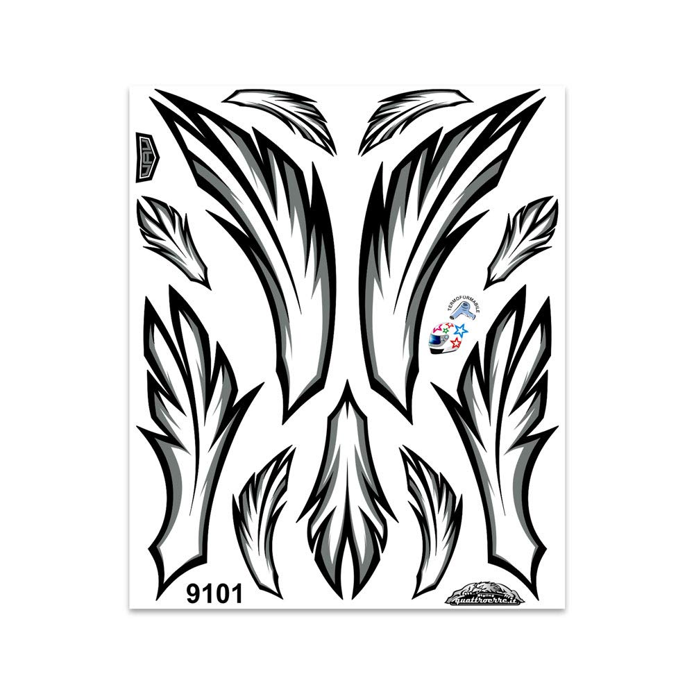 Quattroerre Stickers Feather Tab 20 x 24 cm