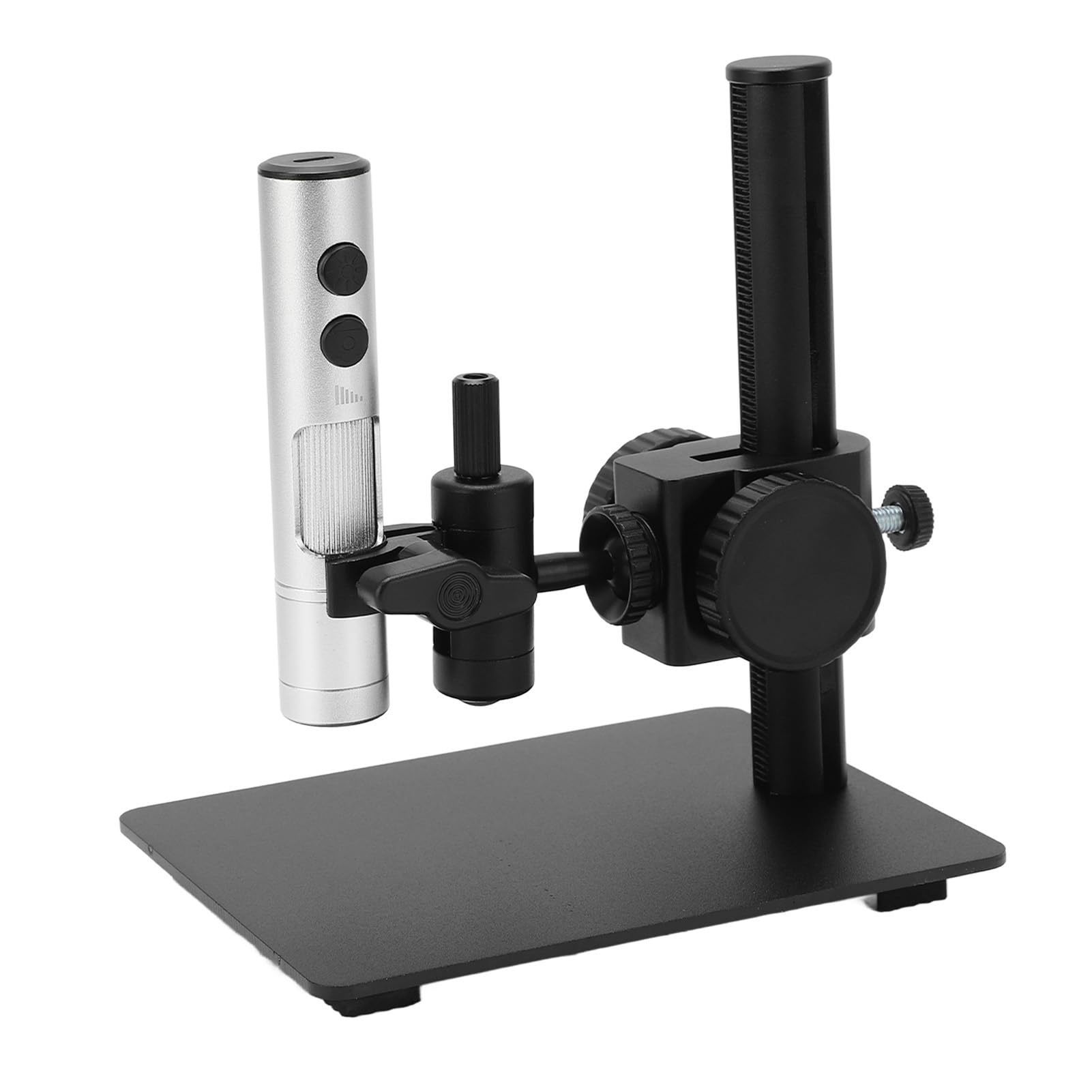 Yosoo Health Gear Digitales Mikroskop, 12 MP, Hand-USB-Mikroskop, Aluminiumlegierung, ABS, 3840 X 3104, Typ C, Verstellbarer Zoom, LED-Licht für CNC-Arbeitsplätze, Elektronikinspektion