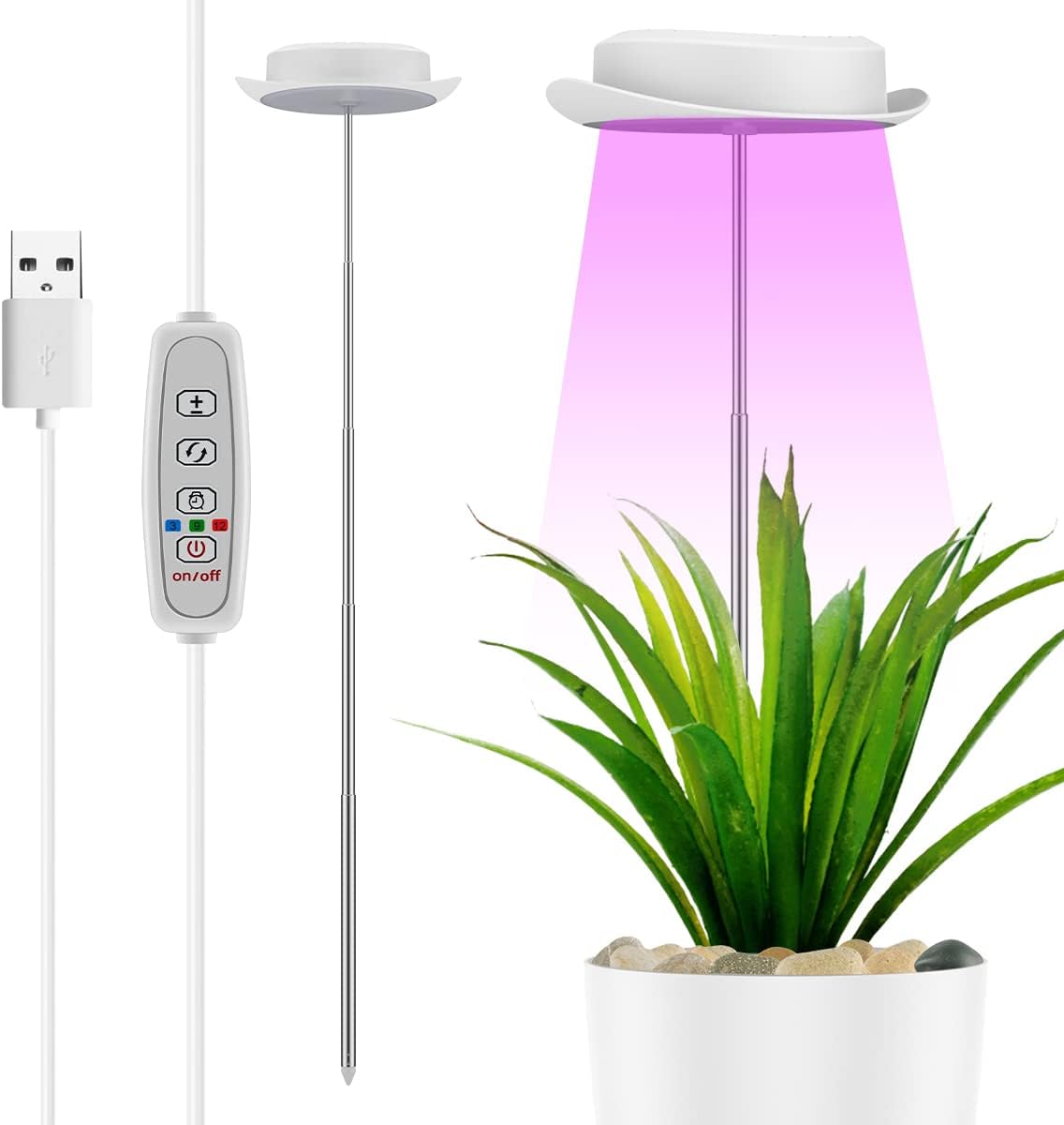 Plant Grow Light for Indoor Plants, Full Spectrum LED Grow
