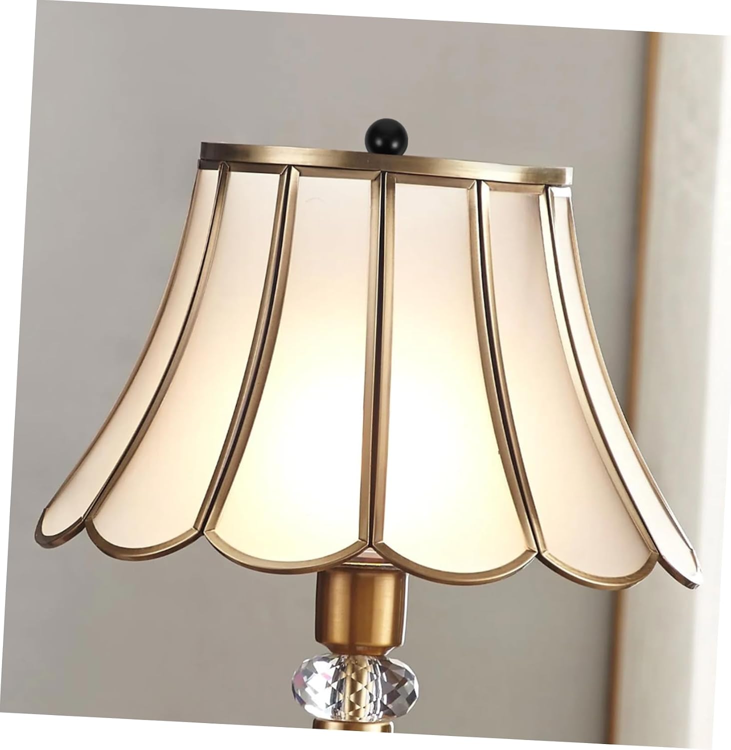 Elegant Iron Ball Knob Lampshade Finial Round Lampshade Topper Decorative Toppers for Floor Table Lamps