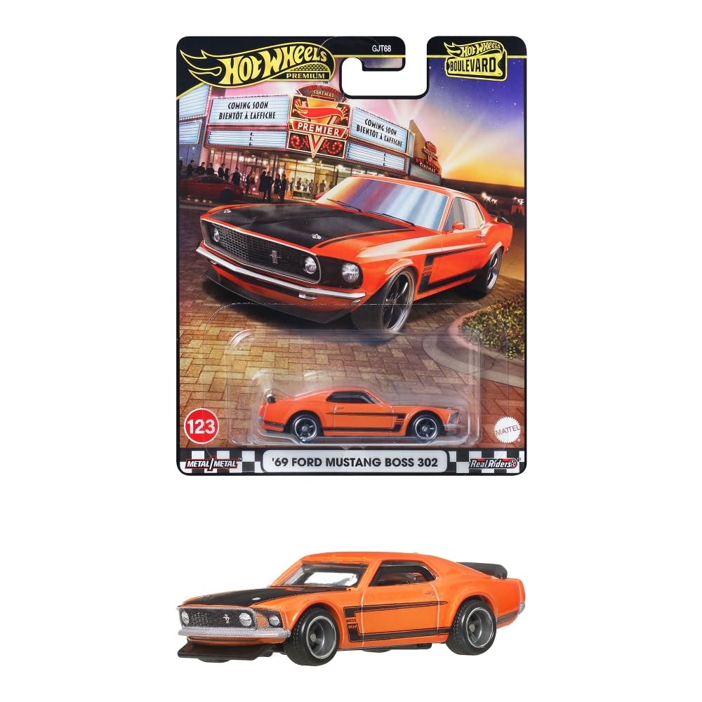 Amazon.com: Hot Wheels JBL20 Boulevard '69 Ford Mustang Boss 302