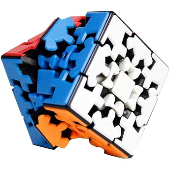 FunnyGoo YuMo Gear Cube 3 x 3 Puzzle Cube 3D Puzzle Smooth Twist Multi Color