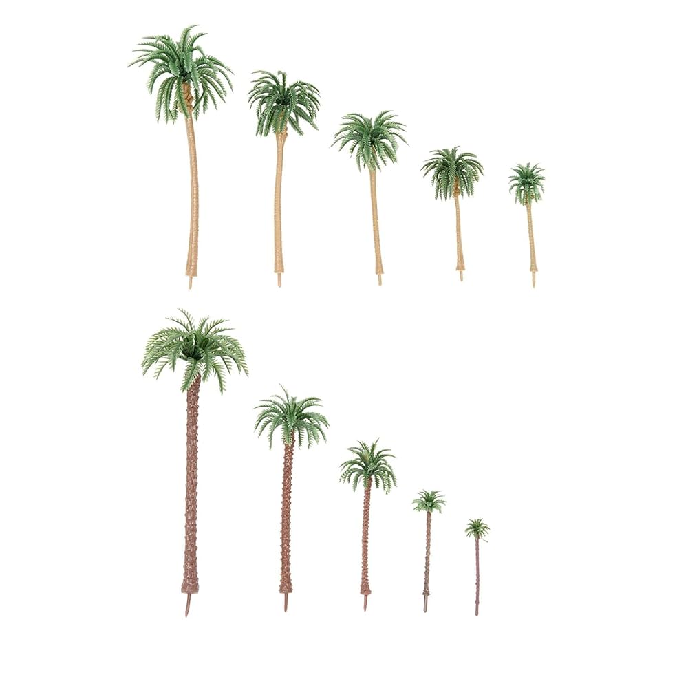 ジオラマ 1/64 【Palm Tree】 1/64 Diorama Palm Trees Artificial Coconut Plants Indoor