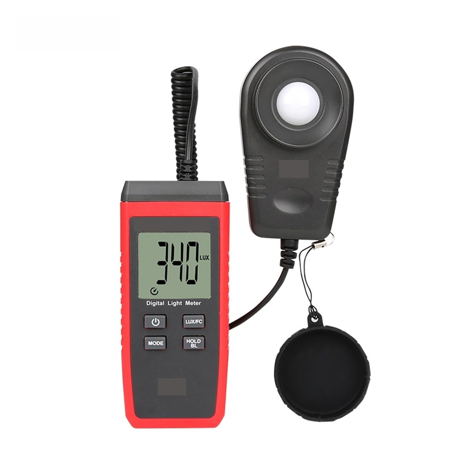 Luxómetro, Iluminómetro Medidor De Luz 200,000 LUX Luxómetro Digital Luminancia Lux Fc Prueba Max Min Iluminómetros Fotómetro