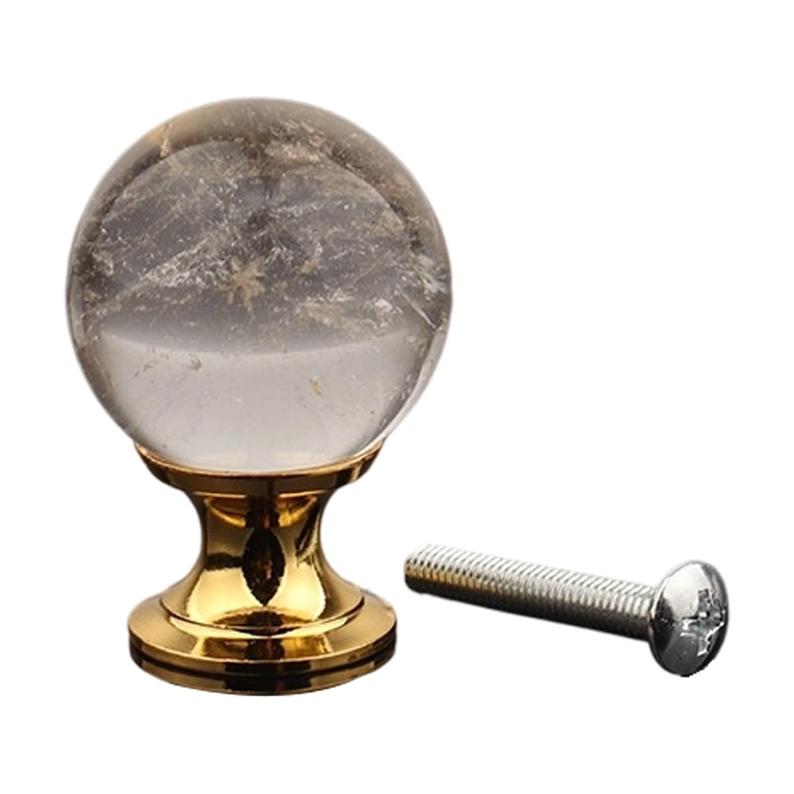 Simple Furniture Decorative Handle Crystal Round Ball Cabinet Knob Cupboard Door Pulls Drawer Knob Furniture Hardware Simple Drawer Pull Handles