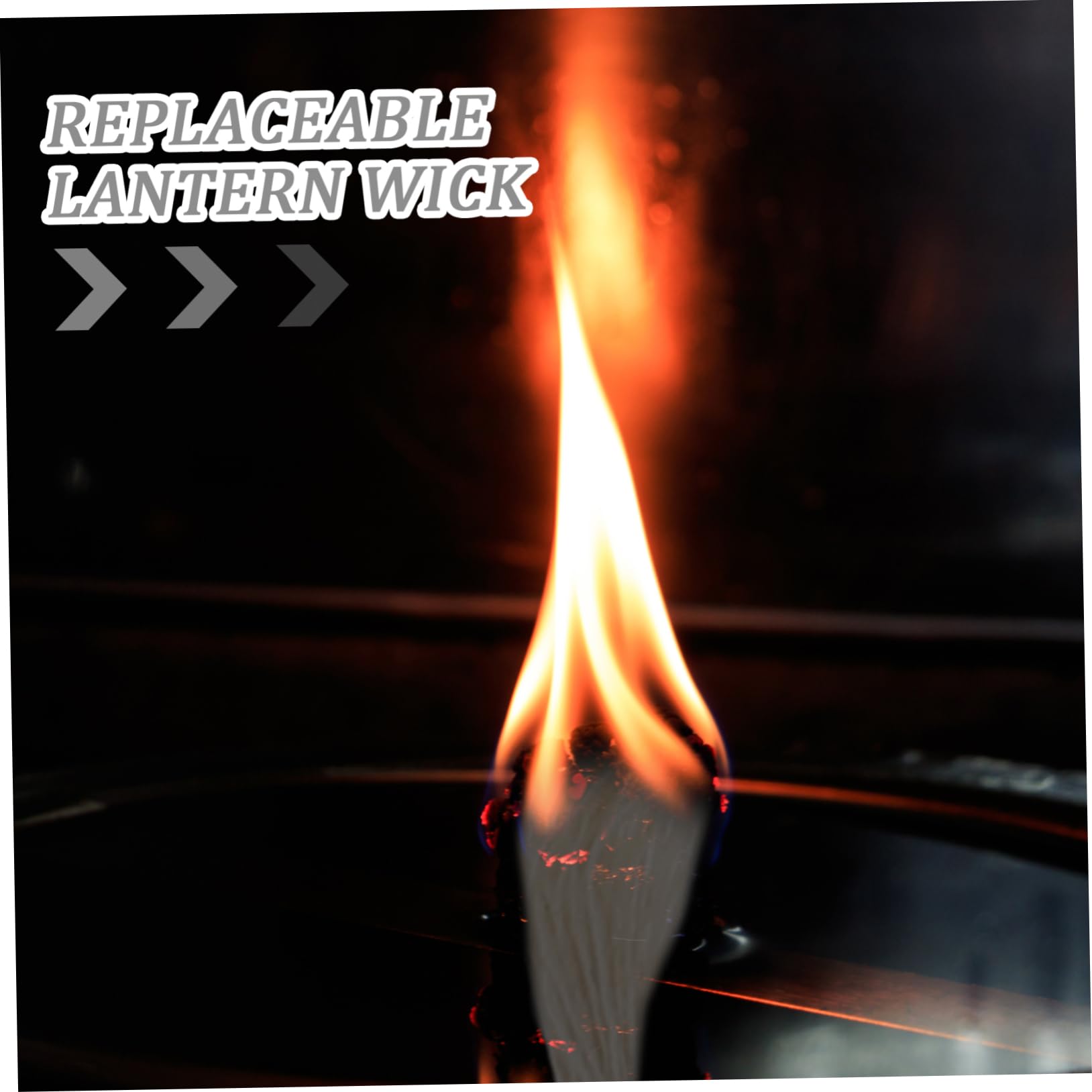 Abaodam 8pcs Oil Lamp Wick Replacement for Kerosene Lamp Long Lasting Stable Flame DIY Candle Making Supplies