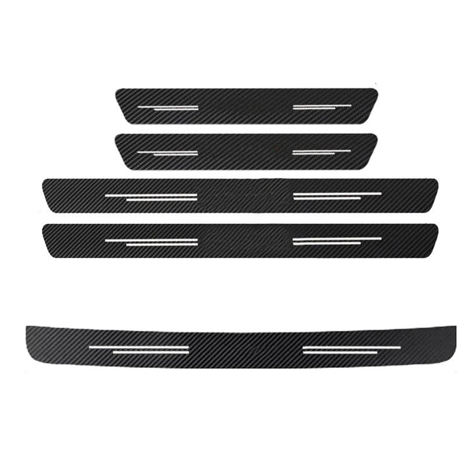 Protection seuil porte fibre carbone Suzuki Baleno 2023 accessoire carrosserie auto - 3