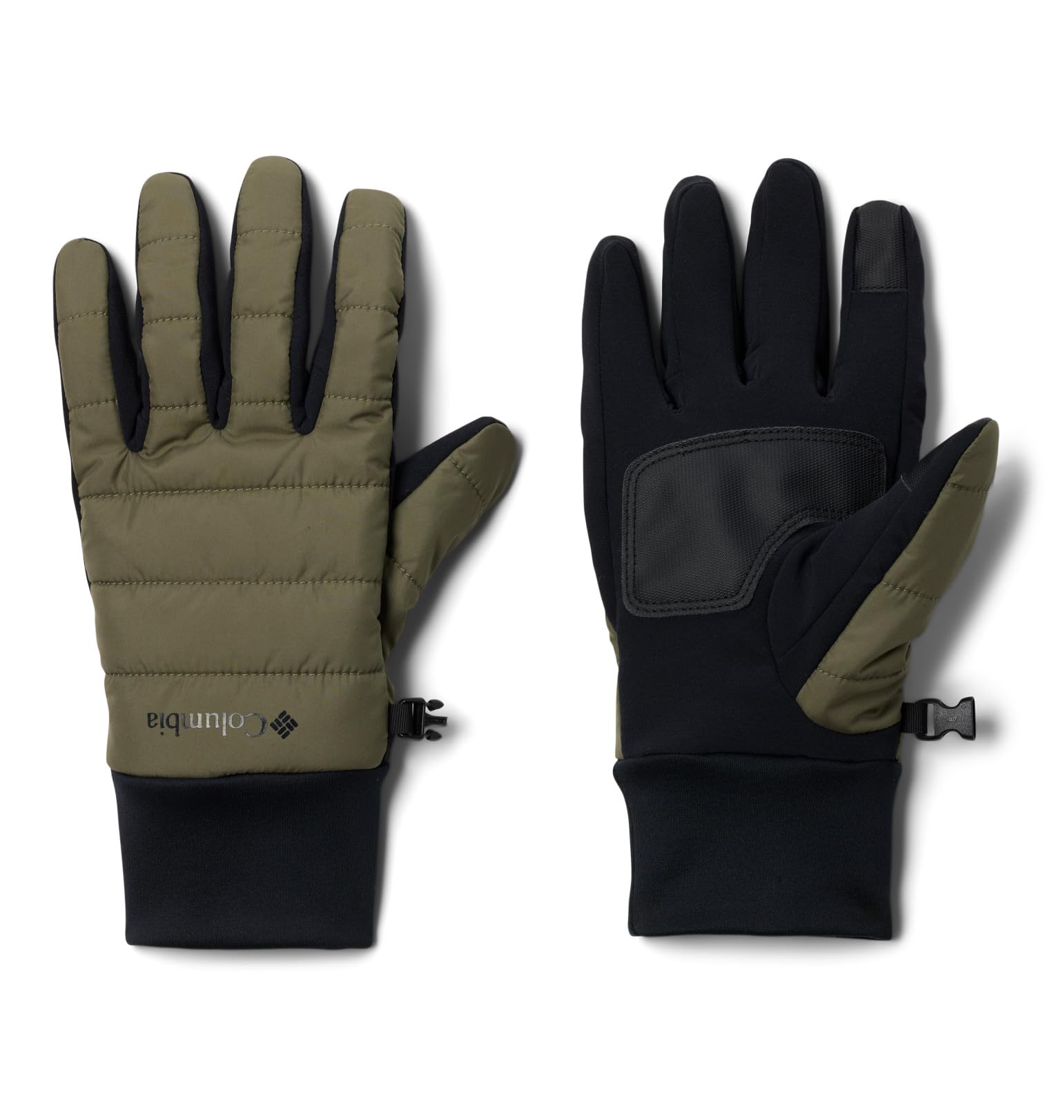 Columbia Dark Green M Powder Lite Ii Gloves By