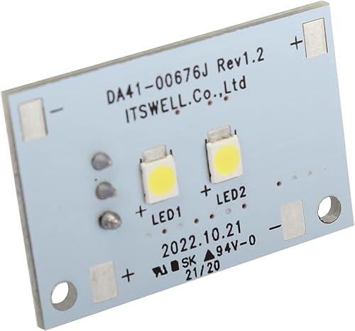 Aillsa DA41-00676J - Luz LED para congelador compatible con piezas de refrigerador Samsung AP6000168 PS11732779 EAP11732779 Aillsa DA41-00676J - Luz LED para congelador compatible con piezas de refrigerador Samsung AP6000168 PS11732779 EAP11732779