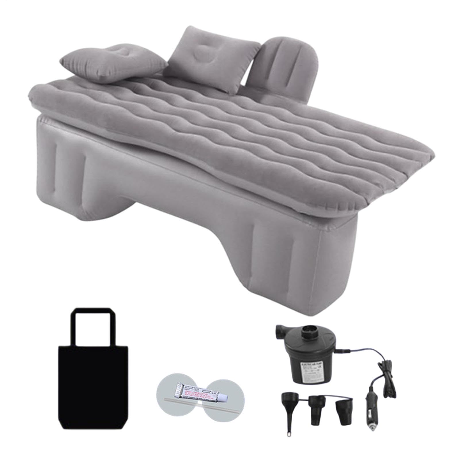 Inflatable Camping Mattress, Inflatable Back Seat Air Mattress, Reusable Car Air Mattress Bed, Sleeping Pads for Traveling, Hiking, Camping