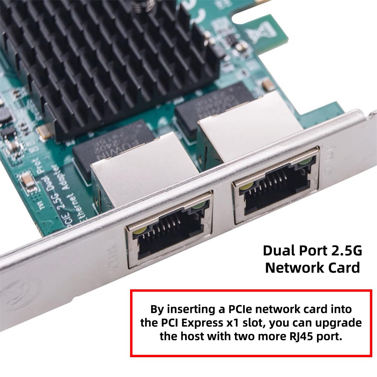 Cavo adattatore LAN Ethernet Gigabit 1000Mbps a 2.5Gbps a PCI-E PCI Express 1x GBE Gigabit 1000Mbps Ethernet LAN per scheda madre desktop