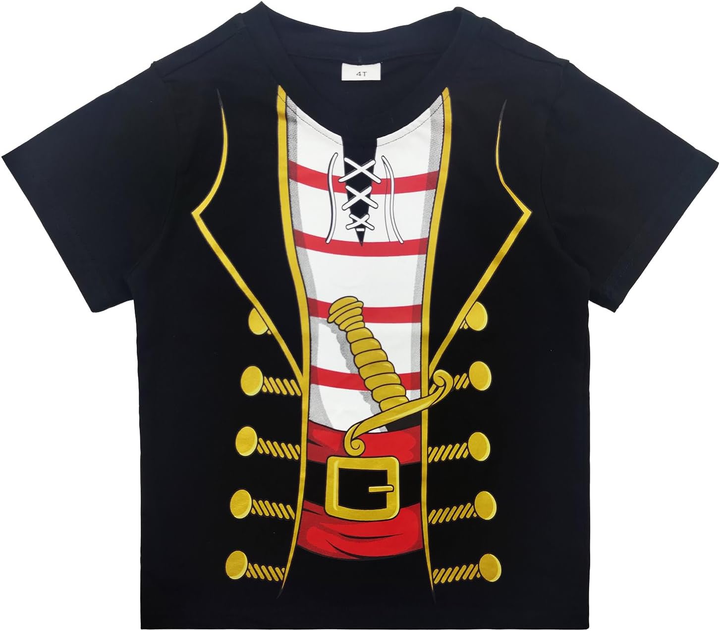 Halloween Toddler Boys Girls Shirts Jack-O-Lantern Pumpkin Pirate Firefighter Police Tops Tee for Kids, Short Sleeve T-Shirt