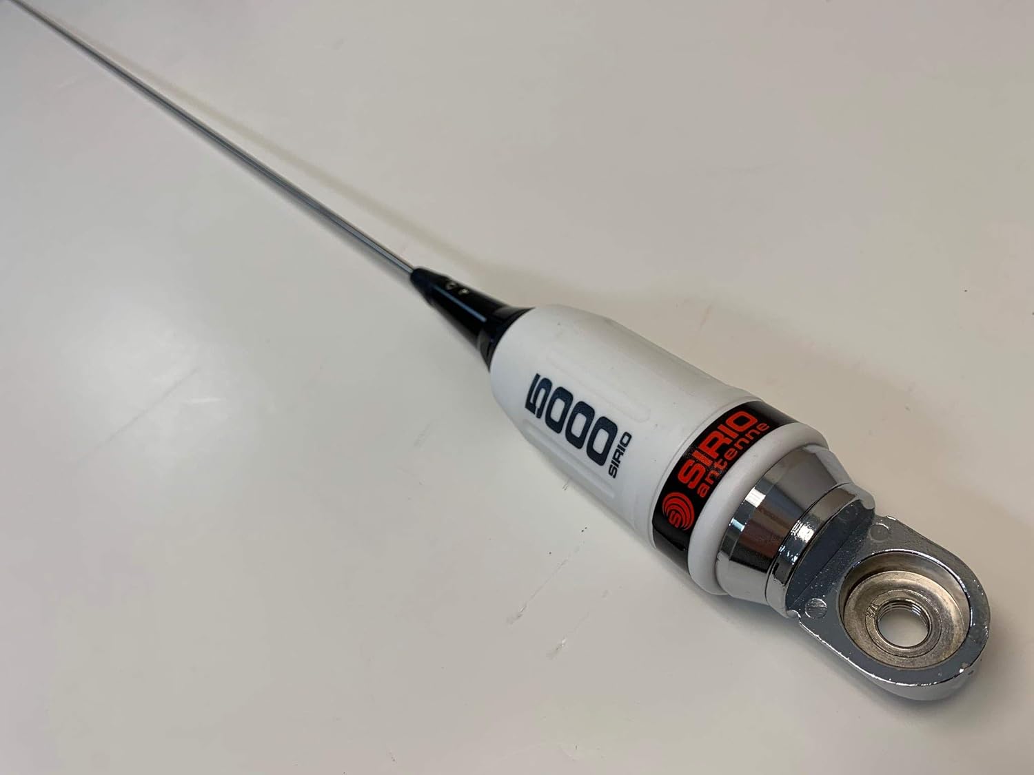 Sirio Fighter 5000 PL 10m & CB Mobile Antenna - White Color