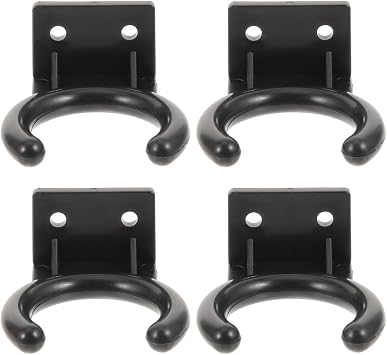Multi Microphone Holder Wall Mount Mic Stand Organizer 4 Pack with Screws Compact 1.96In Mic Hangers for Ktv Home Conference Room Secure Microphone Storage