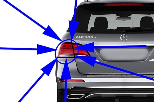 MERCEDES-BENZ LÁMPARA TRASERA EXTERIOR IZQUIERDA CLASE GLE 350 400 550 ORIGEN