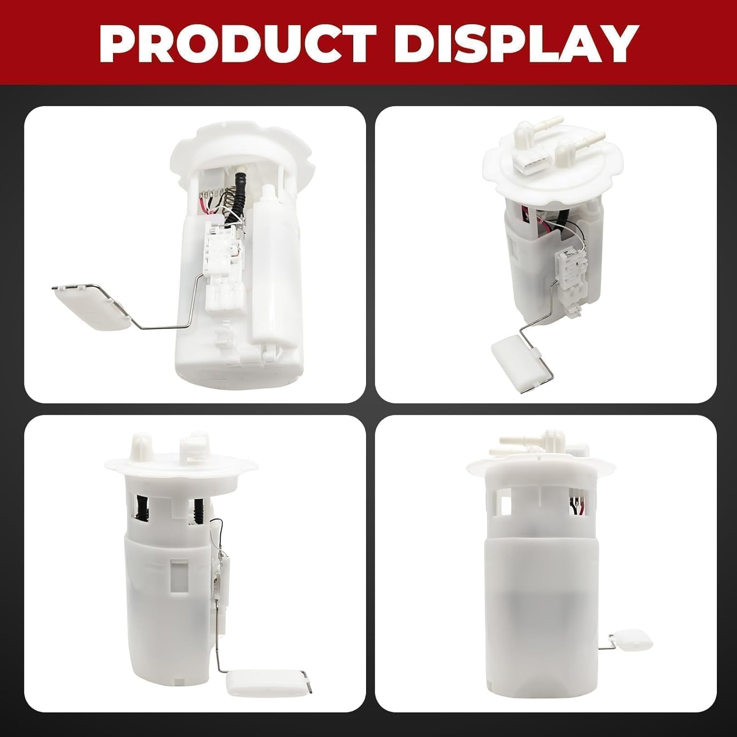 Nakkaa E9184M Electric Fuel Pump Module Assembly W/Sending Unit Compatible with Sentra 2000 2001 2002 2003 2004 2005 2006 L4 1.8L 2.0L 2.5L Replace SP4113M 17041-8U001 17040-8U002