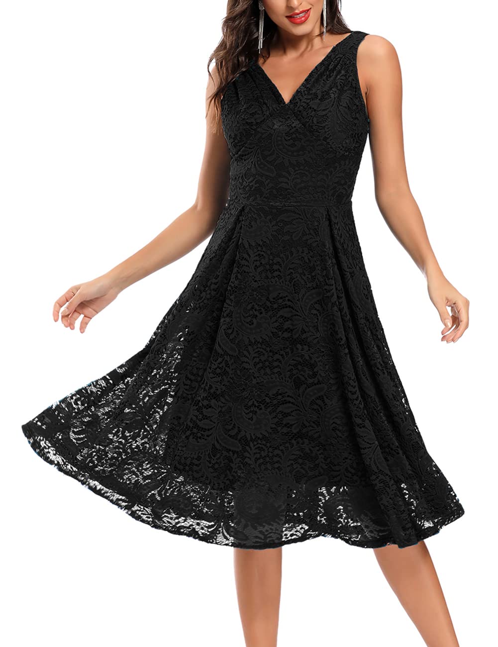 black prom dress and date