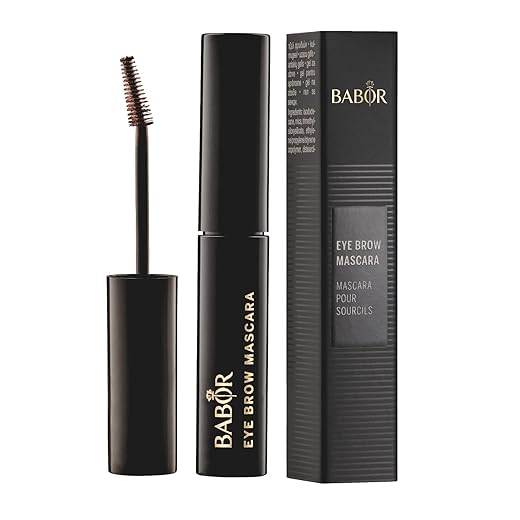 BABOR MAKE UP Eye Brow Mascara Máscara de cejas con gel de color y cepillo superfino que colorea, fija, define y rellena los huecos, en formato de 2 g