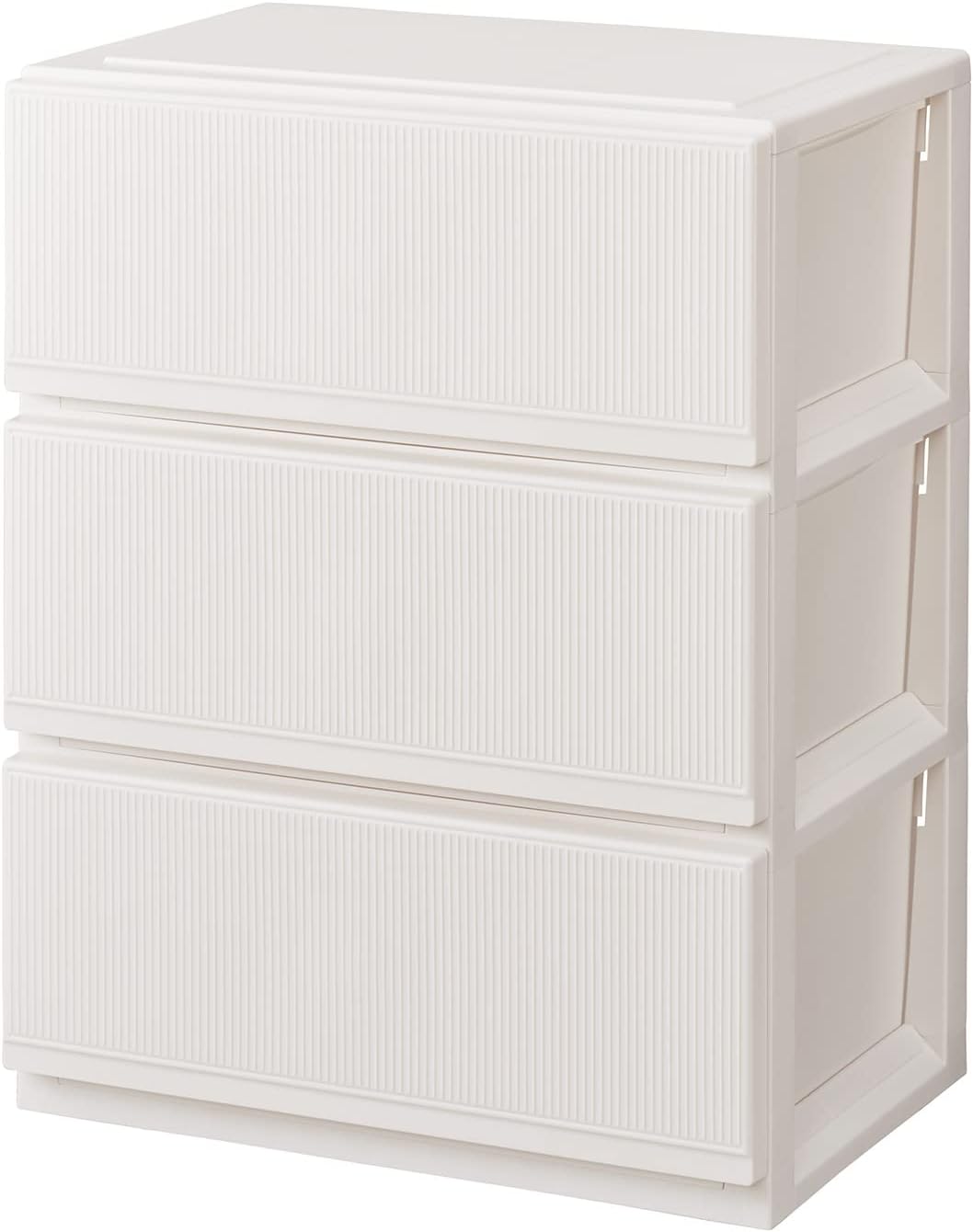 天馬(Tenma) Style Case Chest, 幅65×奥行45×高さ85cm, White