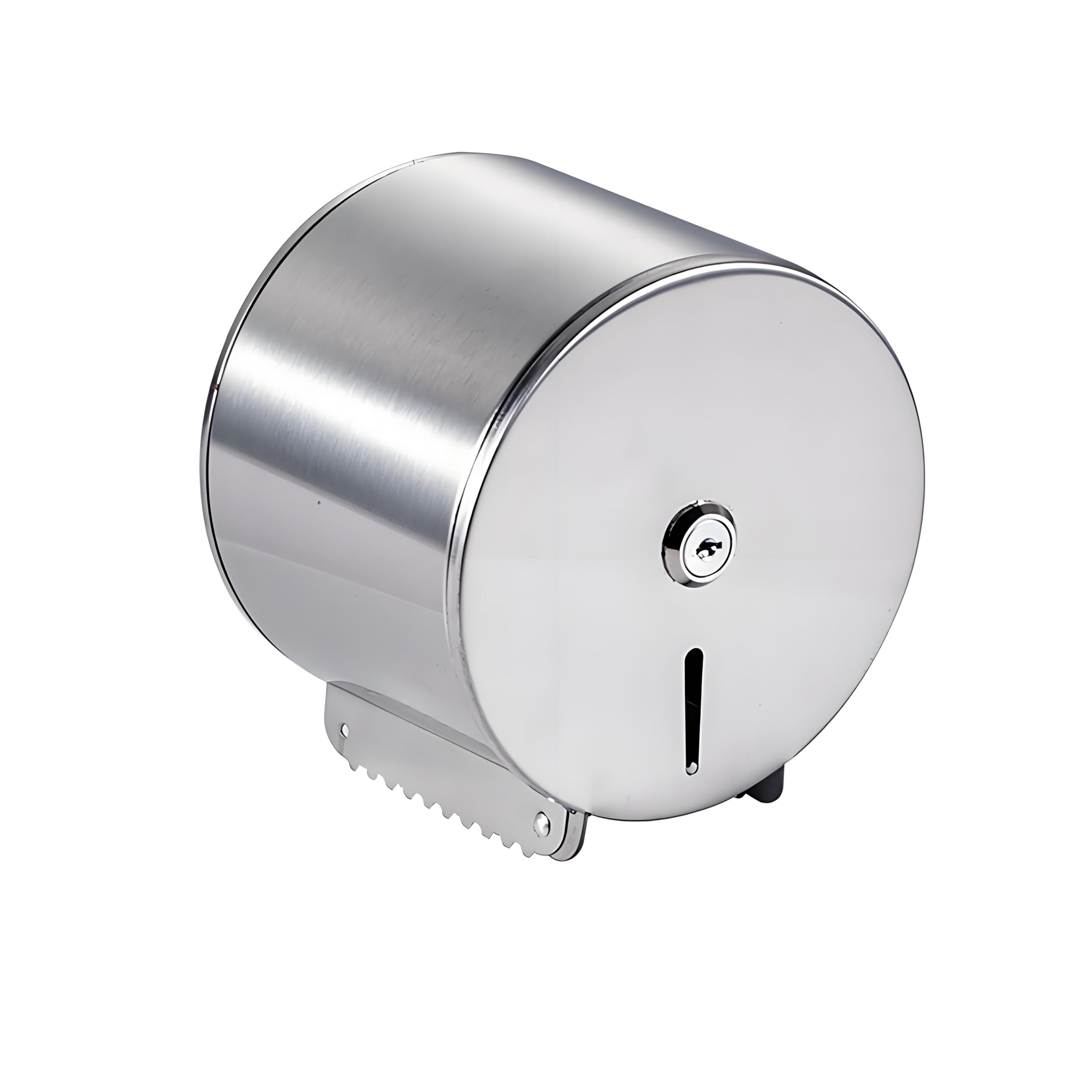 NICEME Dispenser di asciugamani di carta, Dispenser carta igienica commerciali, Funzione di blocco, Diametro 149mm Mandrino 30mm