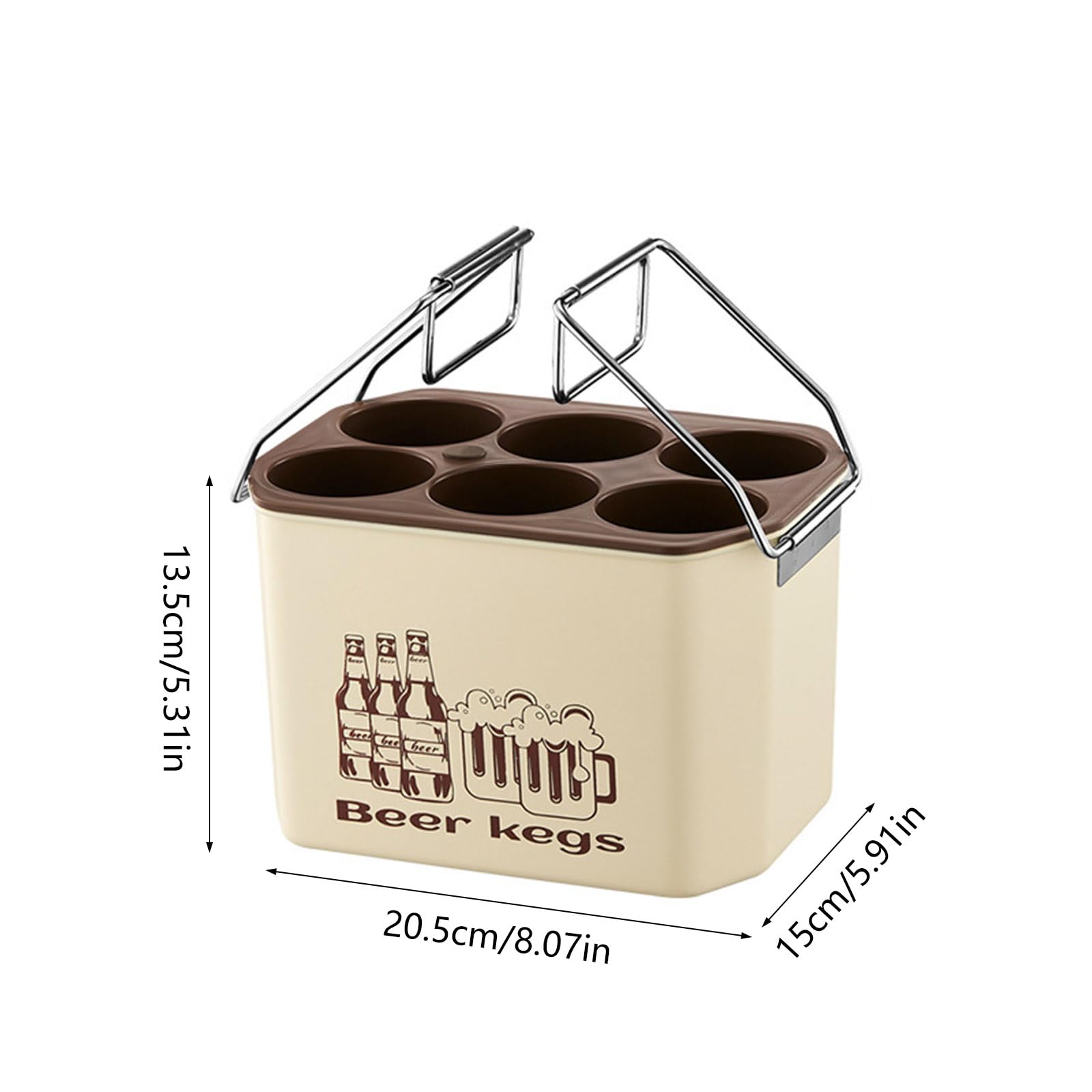 Refrigeratore portatile per bevande in acciaio inox, refrigeratori per birra, lattine e portabottiglie isolati per feste e picnic