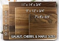 Vista 3 de Ouija Board Cutting Board - Walnut - Maple - Cherry Wood - Engraved Cutting Board - Personalized Housewarming Gift - Unique Gift Ideas