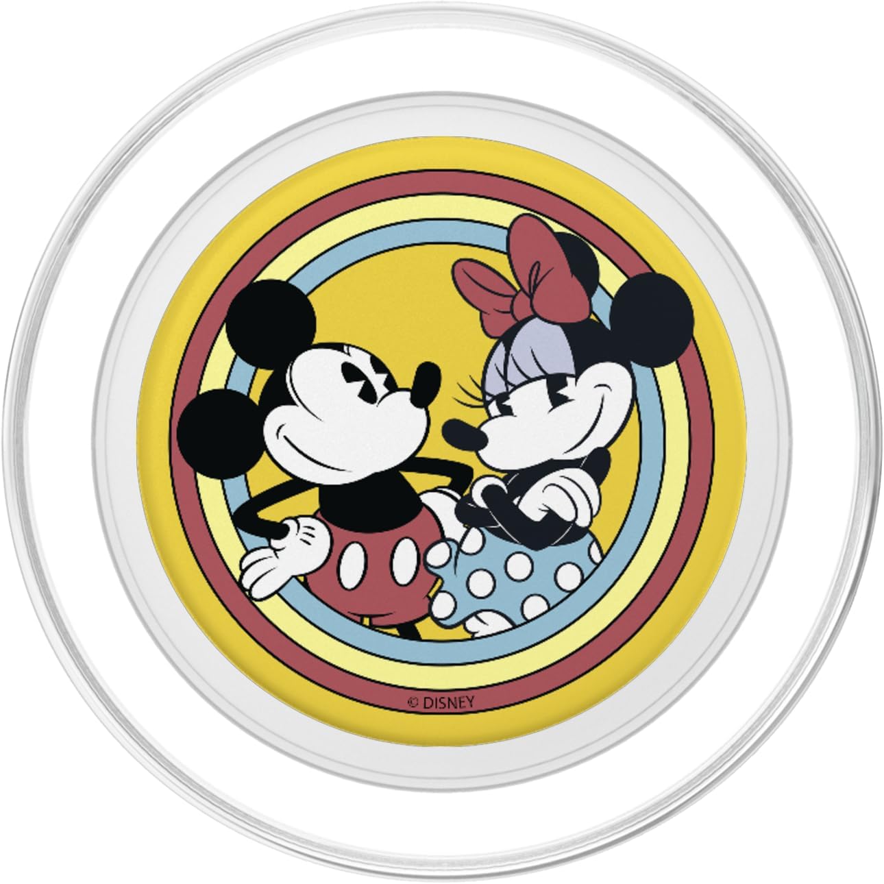 Disney Mickey And Friends Mickey And Minnie Retro PopSockets MagSafe PopGrip for iPhone