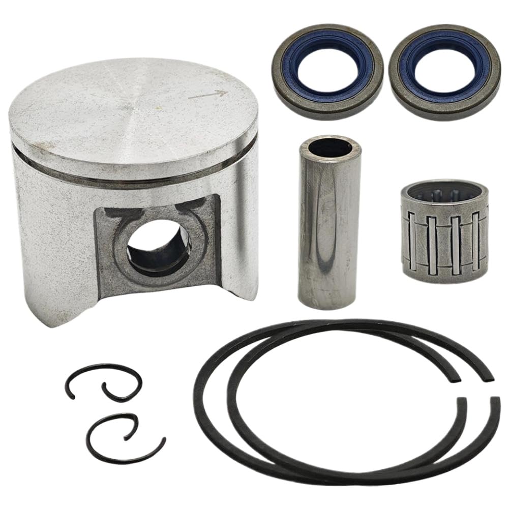 47mm Piston Pin Rings Oil Seal Kit Compatible with 357 359 357XP CS2156 CS2159 2159 Chainsaw Parts 12mm Pin