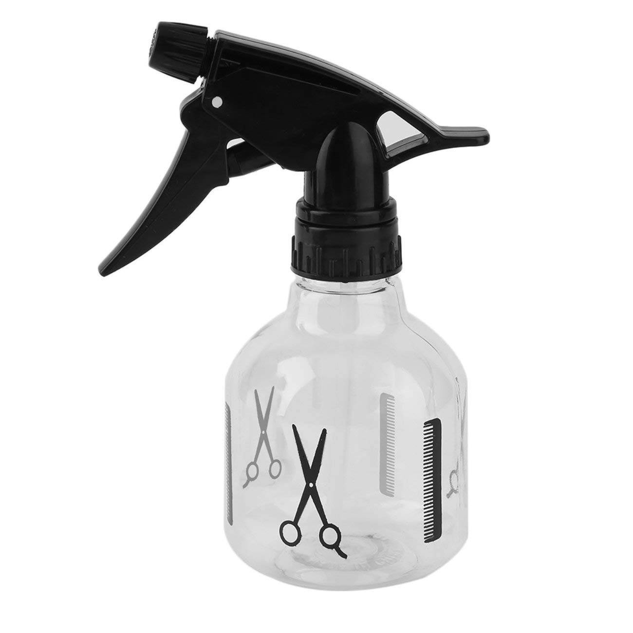 YoBuyBuy Plastic Hairdressing Spray Bottle Plant Flower Water Sprayer 250ml for Hair Stylist, Black