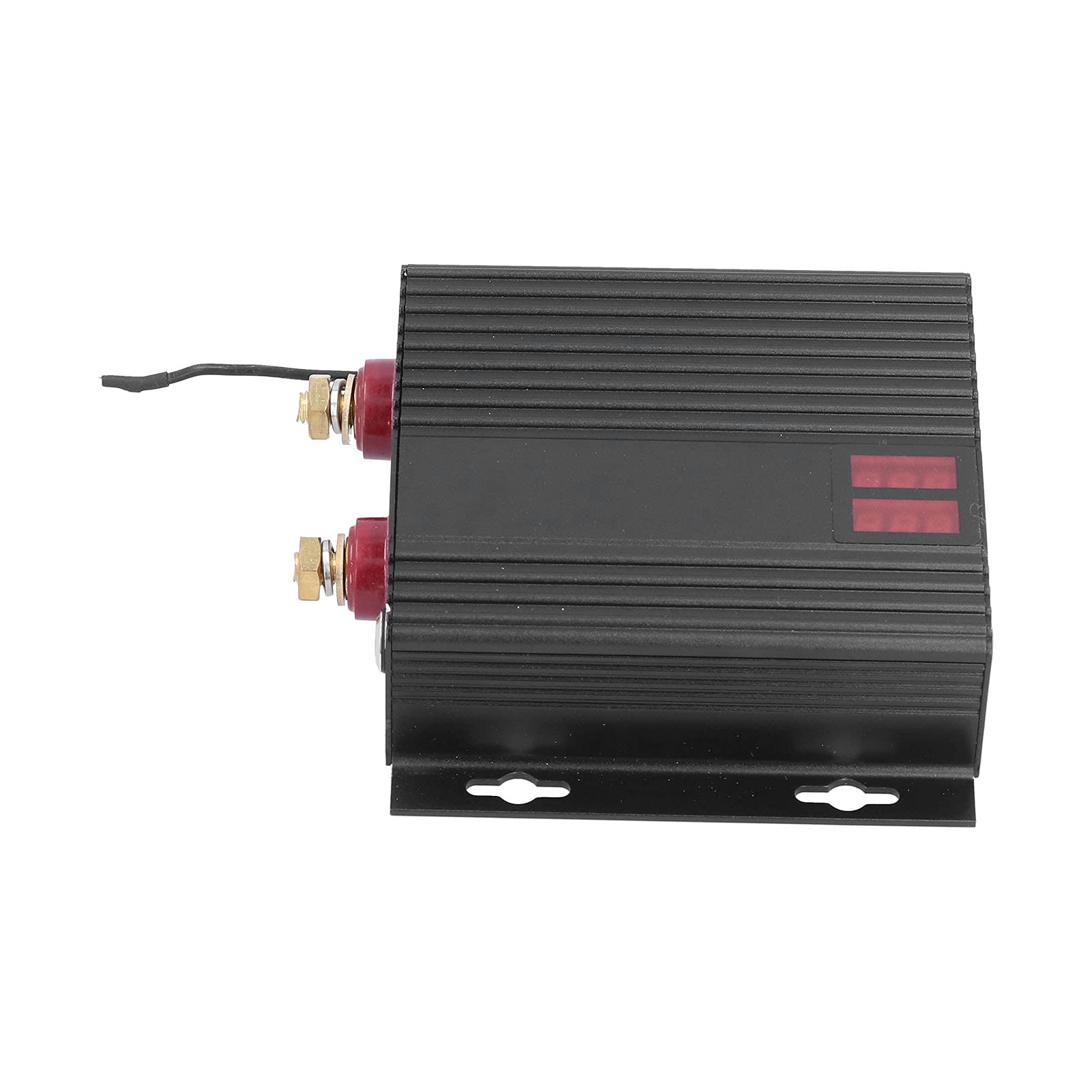 Oumefar Aislador Inteligente de BateríA Dual, Interruptor de Alimentación Eficiente, 250 A, para Vehículos Todoterreno, Aluminio Negro, 6 X 5,8 X 1,6 Pulgadas