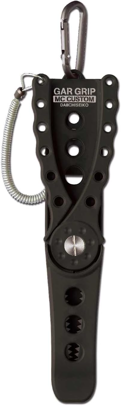 Первый Seiko Fish Grip Gar Grip MC Изготовленный на заказ Черный Зажим для рыбы Рыболовные плоскогубцы Рыболовный Захват Рыбалка, фото 2
