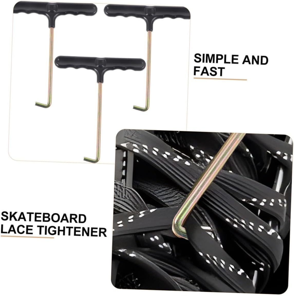 VANZACK 6pcs Professional Shoelace Tighteners Shoe Lace Puller for Sports Shoes Quick Tool