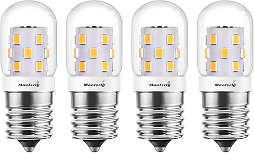 Miniatura 10 de Bombillas de Luz LED para Microondas Bajo la Campana Equivalente a 40W, Bombilla LED E17 Regulable para Campana Extractora, 3W 380 Lúmenes, Bombilla