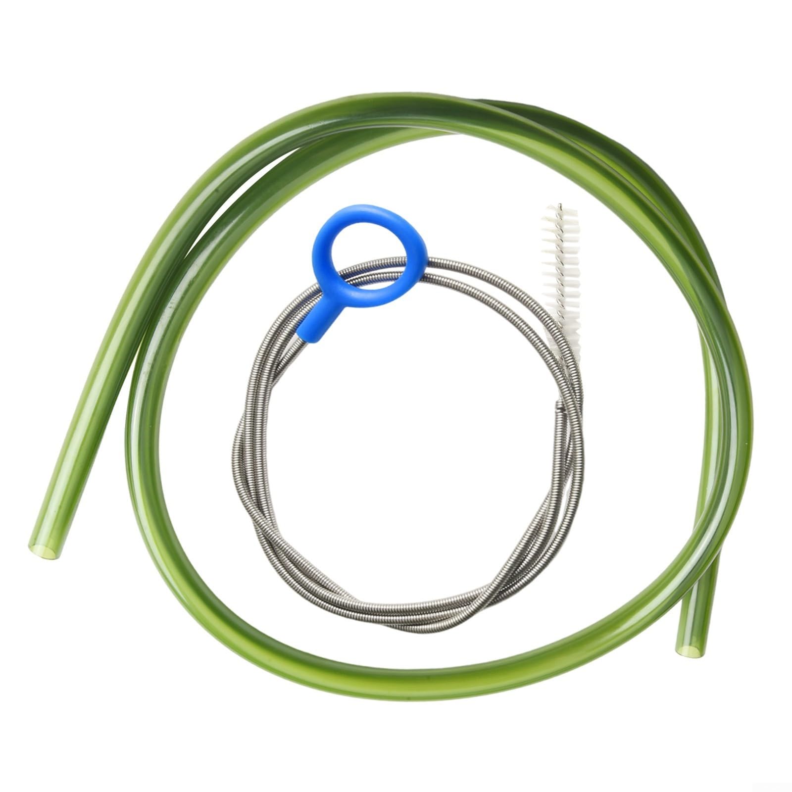 Kit di ricambio per tubo dell'acqua con spazzola di pulizia per sacca idrica ideale per uso esterno (blu)